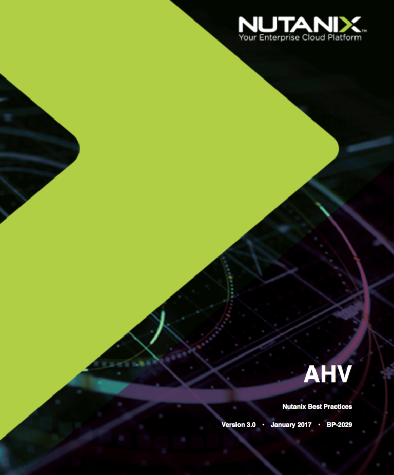 Nutanix AHV