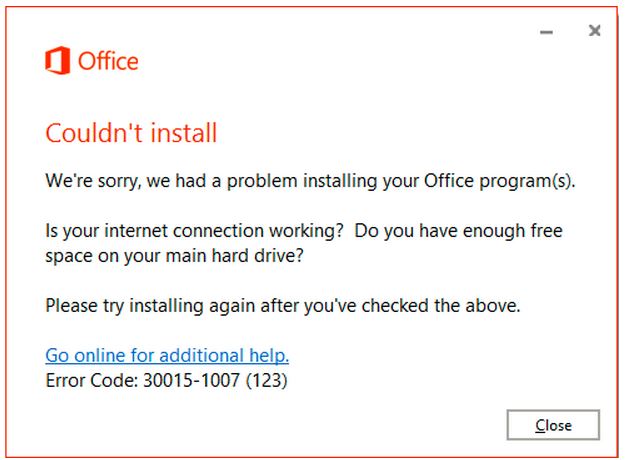 Office-2016-Couldnt-Install-error-30015-1007