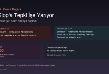 AI slop tepkisi platform politikaları ve geri çekilen özellikler