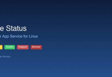 Azure App Service for Linux Site Status feature