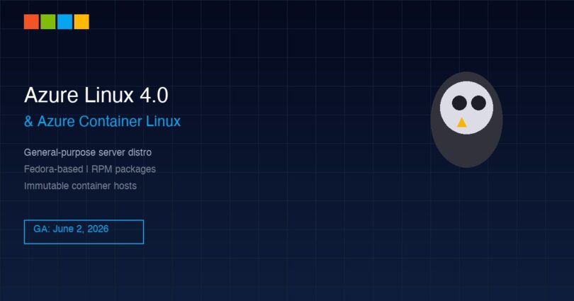 Azure Linux 4.0 Microsoft sunucu Linux dağıtımı