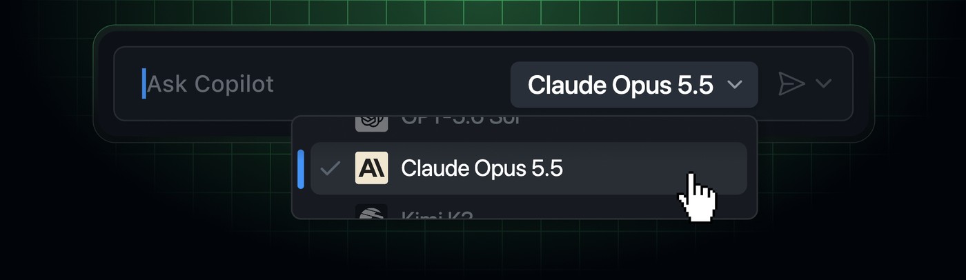 GitHub Copilot model seçicisinde Claude Opus 5.5