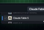 GitHub Copilot model seçicisinde Claude Fable 5 seçili