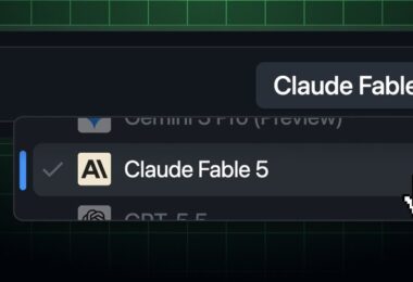 GitHub Copilot model seçicisinde Claude Fable 5 seçili