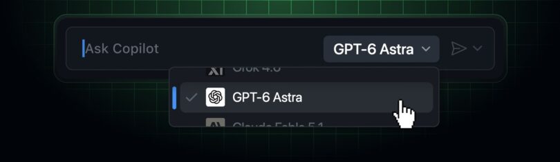 GitHub Copilot model picker'da GPT-6 Astra
