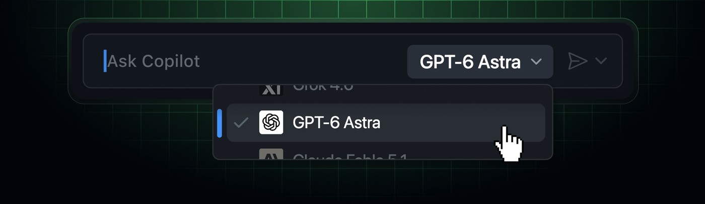 GitHub Copilot model picker'da GPT-6 Astra