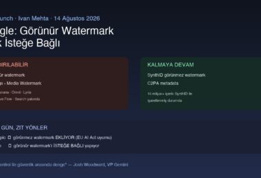Google görünür watermark isteğe bağlı SynthID C2PA