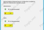 IE Enhanced Security Configuration