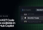Kimi K2.7 Code GitHub Copilot model picker
