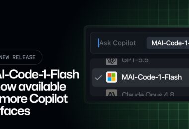MAI-Code-1-Flash GitHub Copilot model picker