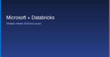 Microsoft Databricks stratejik ortaklık genişlemesi