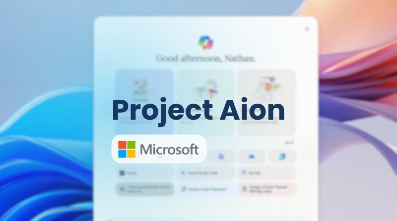 Microsoft Project Aion AI-first Windows prototype