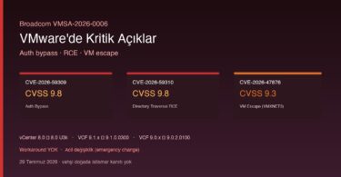 VMware kritik zafiyetler CVE-2026-59309 59310 47876 VMSA-2026-0006
